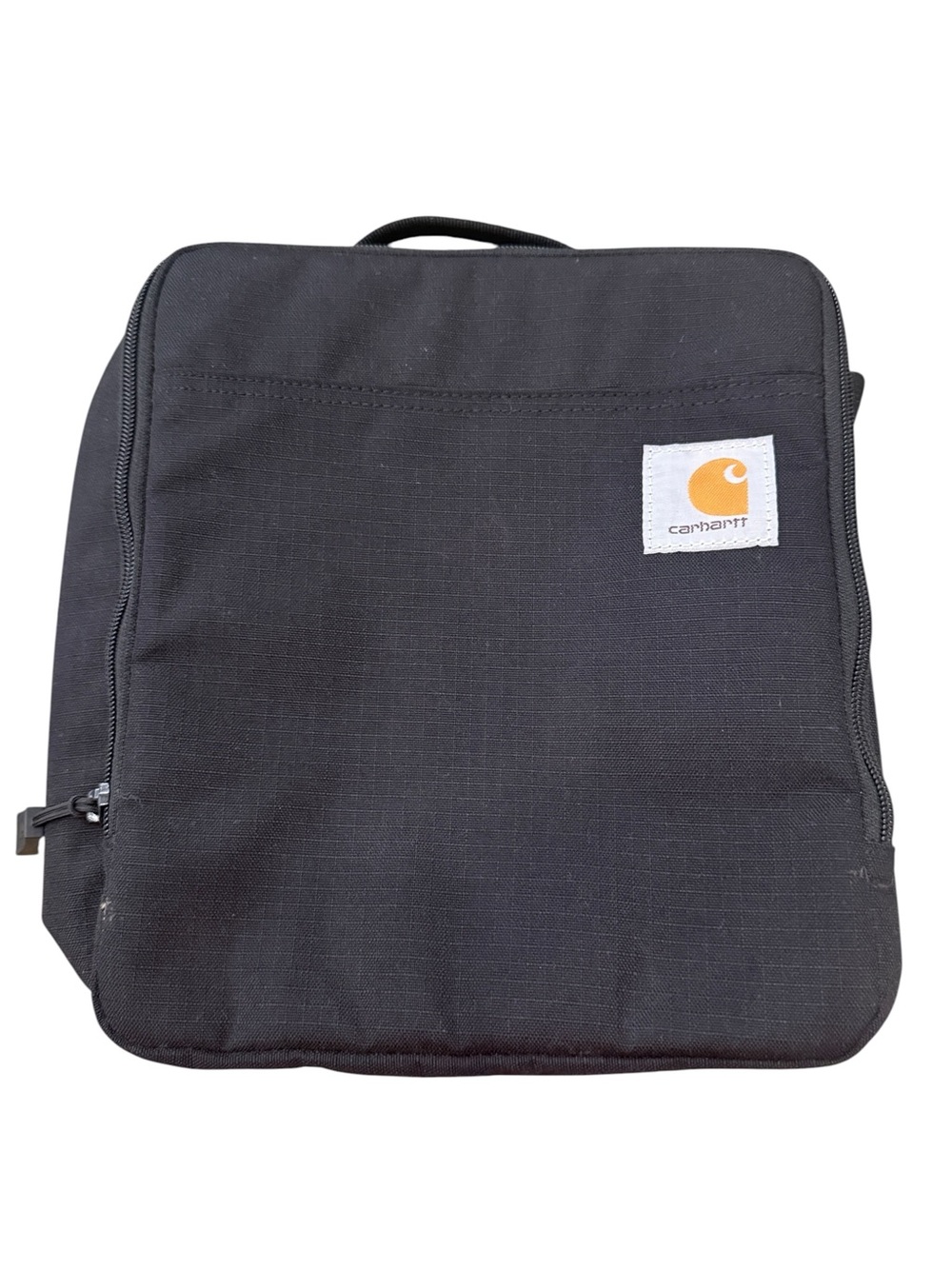Carhartt Cargo Series Insulated 4 Can Lunch Cooler in Black 9x10 VGUC CorDura